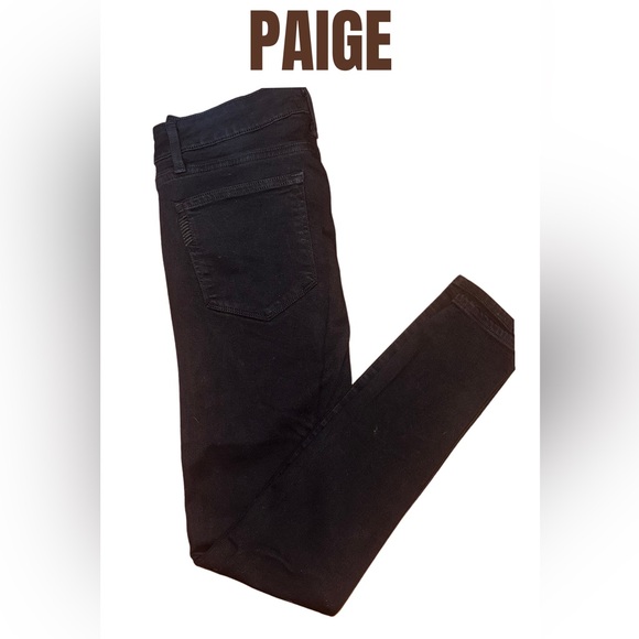 PAIGE - Verdugo Ultra Skinny Jean in Black Shadow - Excellent condition! - Picture 7 of 10